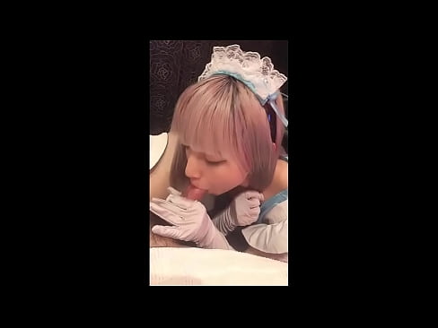 ❤️ Idol ya Kijapani [mayuka], vazi la msichana wa Kifaransa, sehemu ya 1, blowjob na kujipaka losheni Ponografia tu ﹏
